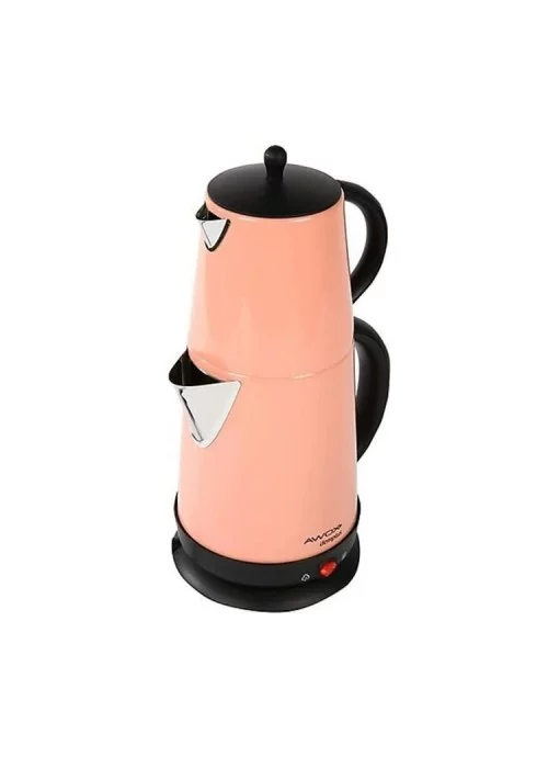 Awox Demplus 2200 W Çelik Çay Makinesi Pembe