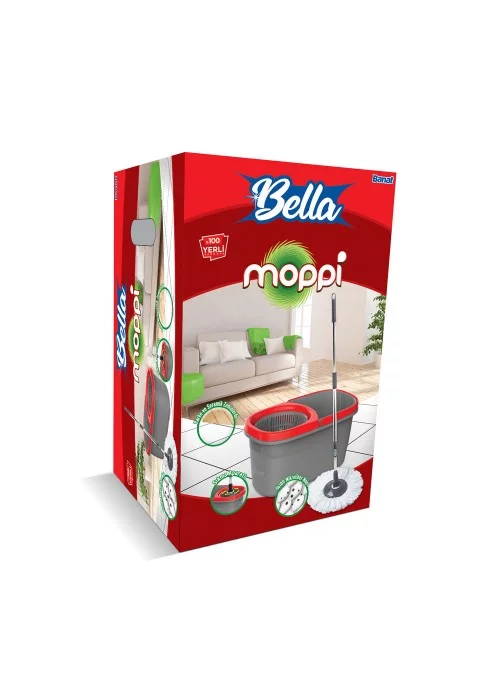 Banat Bella Moppi Otomatik Oynar Başlıklı Temizlik Seti