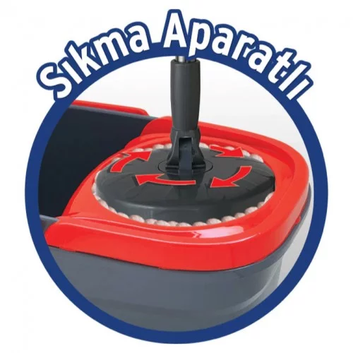 Banat Bella Moppi Otomatik Oynar Başlıklı Temizlik Seti Banat Bella Moppi Otomatik Oynar Başlıklı Temizlik Seti