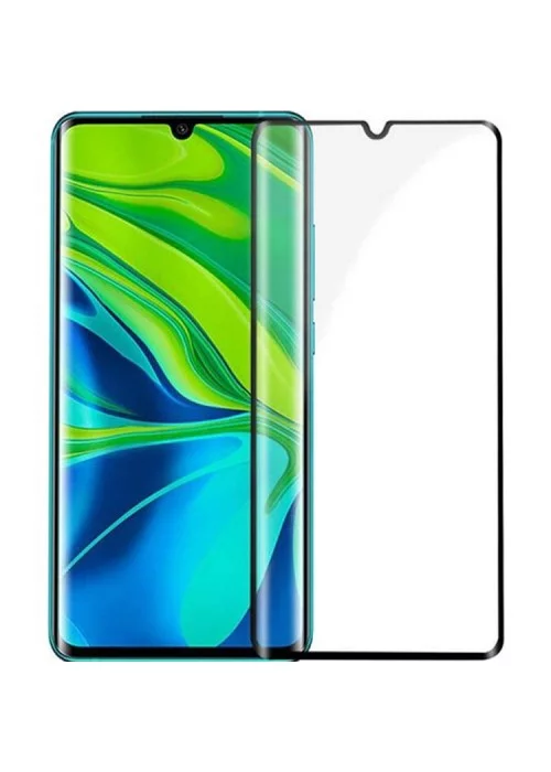 Case 4U Xiaomi Mi Note 10 / Note 10 Lite / Note 10 Pro Kılıf Ekran Koruyucu Tam Kaplayan 5D Siyah