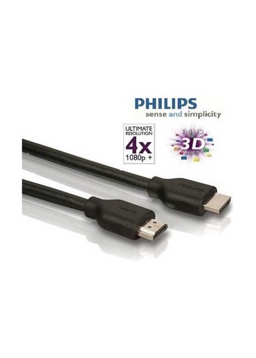 Philips 4K Destekli SWV5401H 1,8m ( ULTRA HD - 3D ) Ethernet HDMI Kablosu Philips 4K Destekli SWV5401H 1,8m ( ULTRA HD - 3D ) Ethernet HDMI Kablosu
