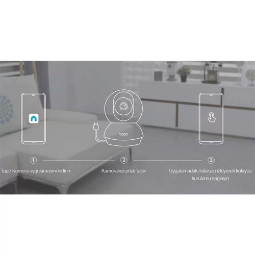 TP-Link Tapo C200 Gece Görüşlü 1080p Full HD Wi-Fi Kamera TP-Link Tapo C200 Gece Görüşlü 1080p Full HD Wi-Fi Kamera