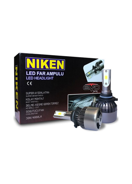 Niken Evo Serisi Led Xenon Far Ampulu H7 / H4 / H11 / H1 / H10 / 9005 / 9006 / H15