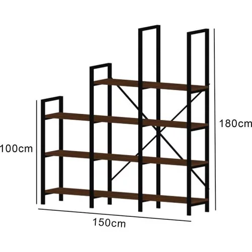 Wood House Merdiven Kitaplık