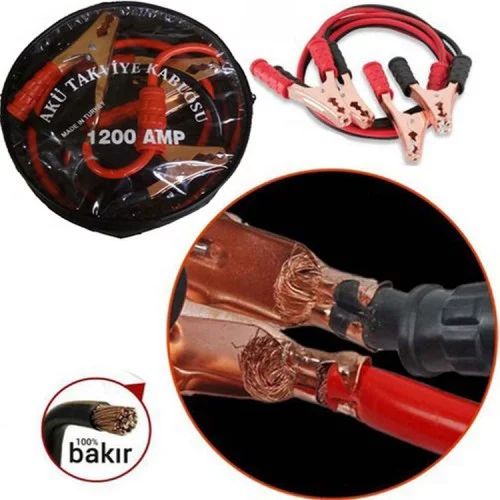 Akü Takviye Kablosu 1200 Amper Akü Takviye Kablosu 1200 Amper