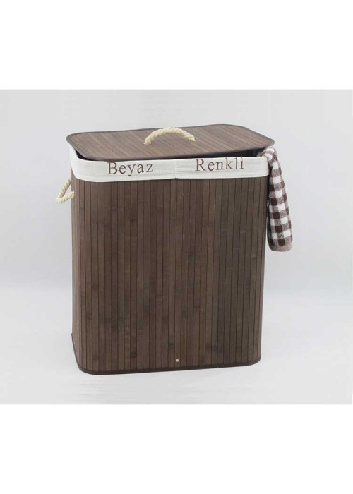 Lorin Çift Hazneli Katlanır Çamaşır Sepeti Lorin Çift Hazneli Katlanır Çamaşır Sepeti