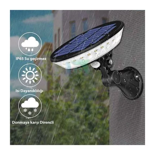 Dailytech Güneş Enerjili Sensörlü Led Bahçe ve Duvar Lambası