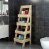 Drama Home Trio Ahşap Banyo Rafı