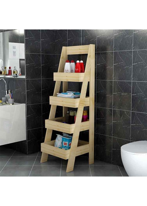 Drama Home Trio Ahşap Banyo Rafı Drama Home Trio Ahşap Banyo Rafı