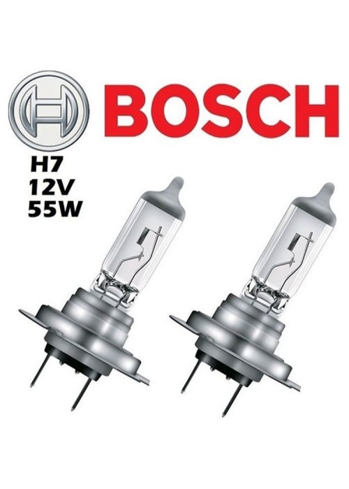 Bosch H7 12V 55W Far Ampülü 2 Adet Set Bosch H7 12V 55W Far Ampülü 2 Adet Set