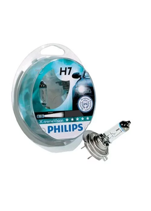 Philips H7 X-treme Vision 2'li Ampul Seti %130 Daha Fazla Işık