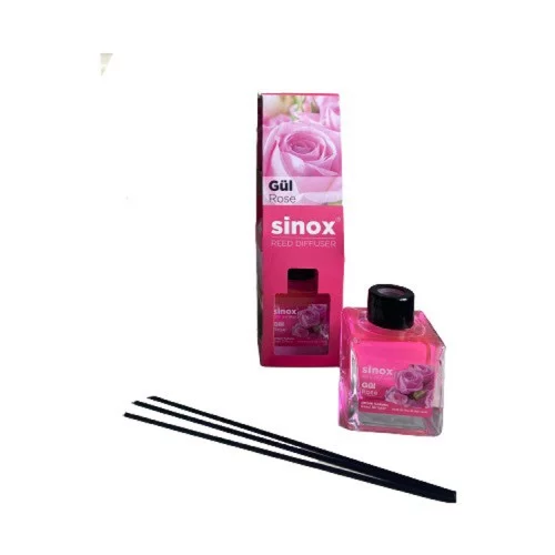 Sinox Gül Bambu Çubuklu Oda Kokusu 120ML Sinox Gül Bambu Çubuklu Oda Kokusu 120ML