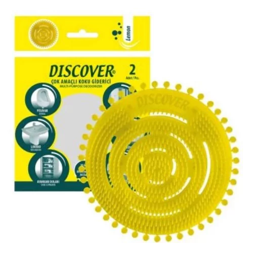 Discover Lemon Tuvalet Plastiği ve Çok Amaçlı Koku Giderici Discover Lemon Tuvalet Plastiği ve Çok Amaçlı Koku Giderici