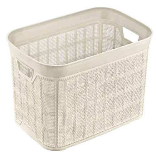 Jute 35 lt. Kapasiteli Köşeli Çamaşır Sepeti Jute 35 lt. Kapasiteli Köşeli Çamaşır Sepeti