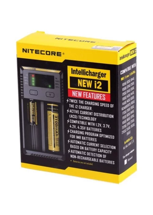 Nitecore I2 İki Yuvalı Pil Şarj Cihazı 2014 Versiyon
