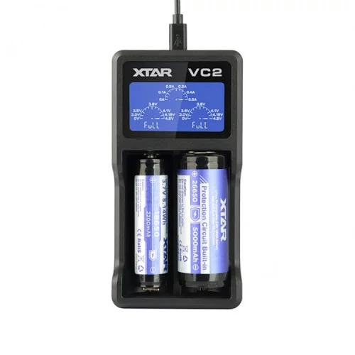 Xtar VC2 Universal Master Li-Ion Pil Şarj Etme Cihazı Xtar VC2 Universal Master Li-Ion Pil Şarj Etme Cihazı