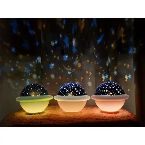Ufo Şeklinde Projeksiyonlu Gece Lambası Ufo Şeklinde Projeksiyonlu Gece Lambası