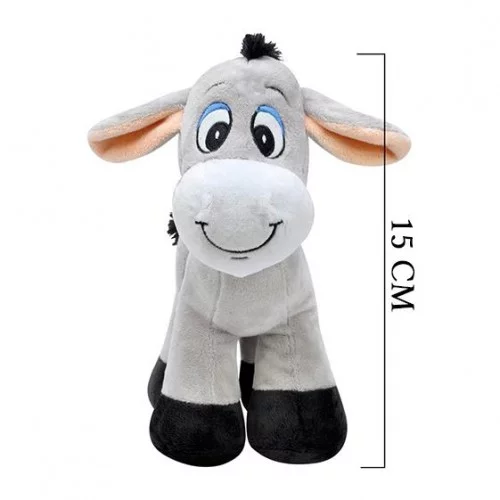 Eşek Peluş Oyuncak 15CM (Yumuşak Peluş Malzeme) Eşek Peluş Oyuncak 15CM (Yumuşak Peluş Malzeme)