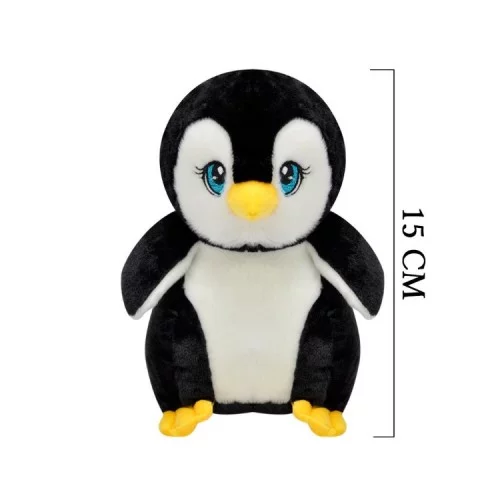 Penguen Şeklinde Peluş Oyuncak 15cm Penguen Şeklinde Peluş Oyuncak 15cm
