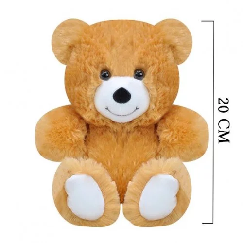 Ayı Şeklinde Kahverengi Peluş Oyuncak 20cm Ayı Şeklinde Kahverengi Peluş Oyuncak 20cm
