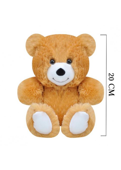 Ayı Şeklinde Kahverengi Peluş Oyuncak 20cm Ayı Şeklinde Kahverengi Peluş Oyuncak 20cm