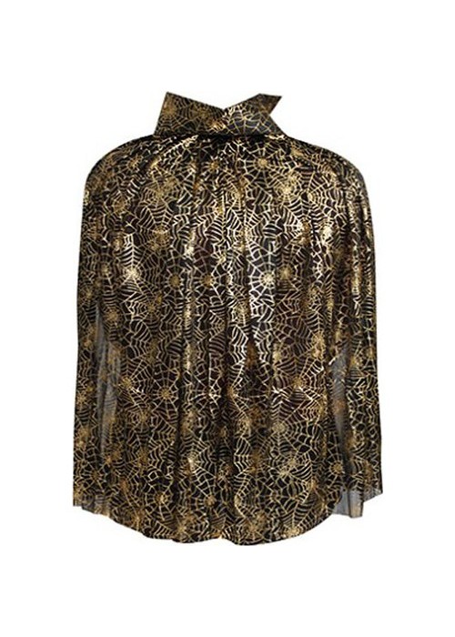 Örümcek Ağı Desenli Parti Pelerini Örümcek Ağı Desenli Parti Pelerini