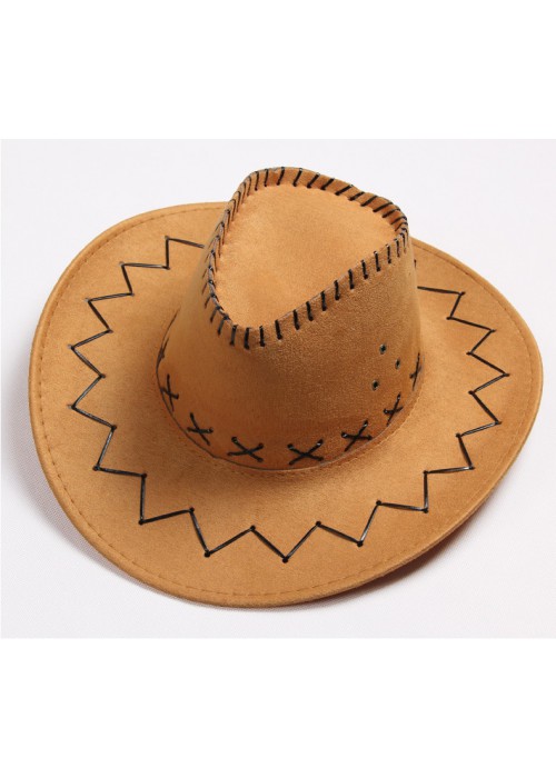 Süet Çocuk Kovboy Şapkası