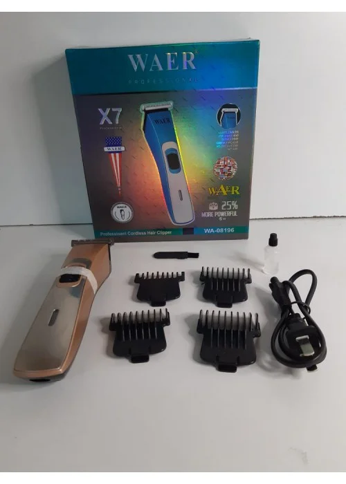 WAER Kablosuz Profesyonel Tıraş Makinesi WA 08196