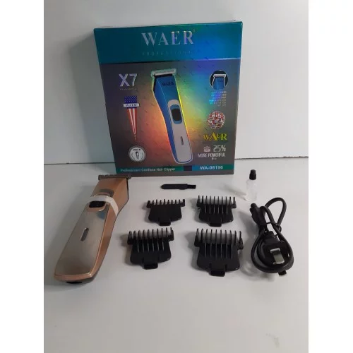 WAER Kablosuz Profesyonel Tıraş Makinesi WA 08196 WAER Kablosuz Profesyonel Tıraş Makinesi WA 08196