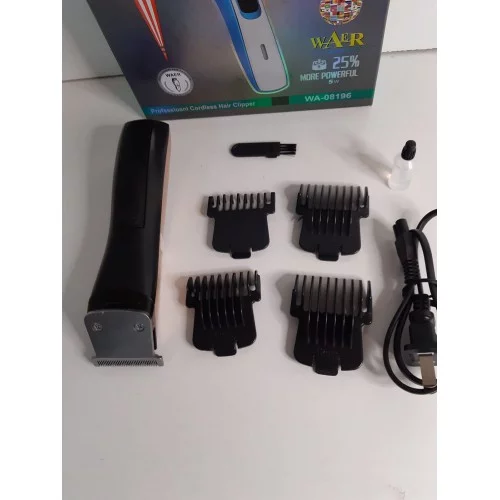 WAER Kablosuz Profesyonel Tıraş Makinesi WA 08196 WAER Kablosuz Profesyonel Tıraş Makinesi WA 08196