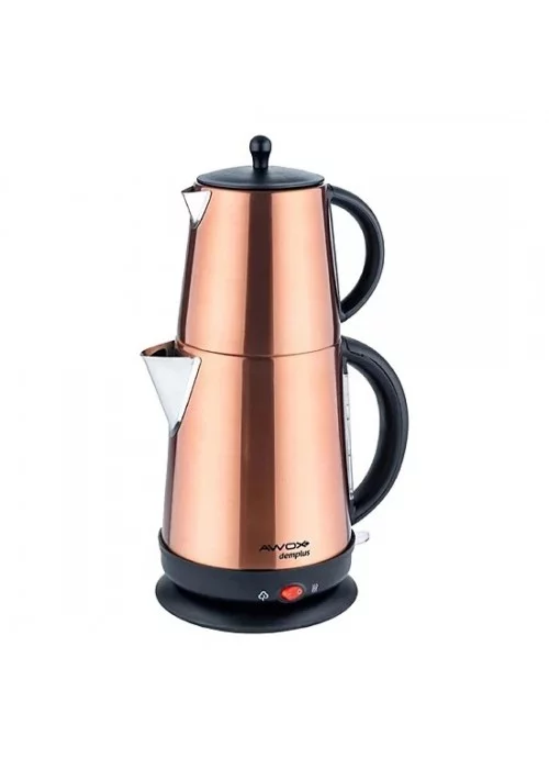 Awox Demplus 2200 W Çelik Çay Makinesi Bakır