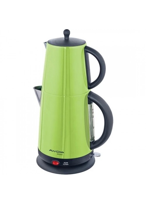 Awox Demplus 2200 W Çelik Çay Makinesi Fıstık Yeşili Awox Demplus 2200 W Çelik Çay Makinesi Fıstık Yeşili