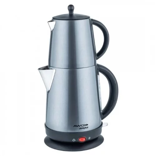 Awox Demplus 2200 W Çelik Çay Makinesi Gri Awox Demplus 2200 W Çelik Çay Makinesi Gri