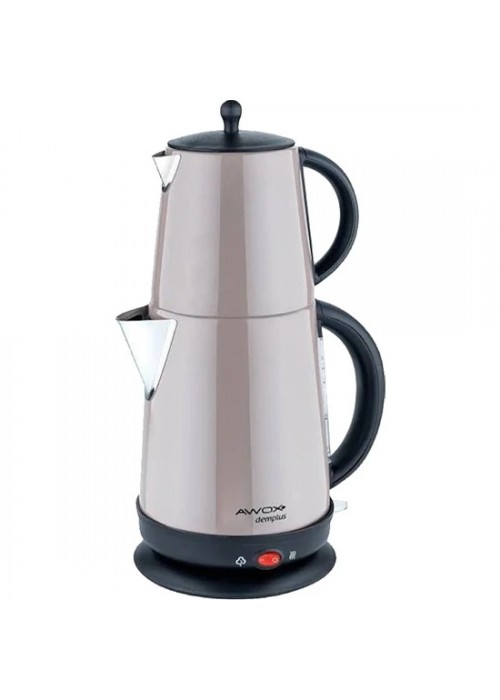 Awox Demplus 2200 W Çelik Çay Makinesi Kahverengi Awox Demplus 2200 W Çelik Çay Makinesi Kahverengi