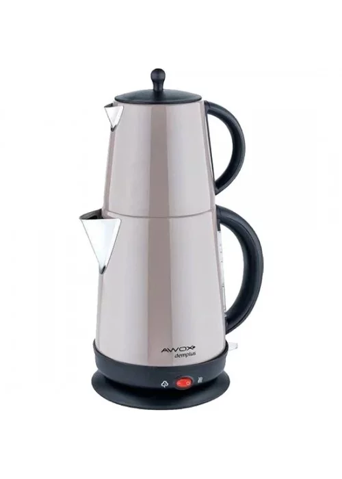 Awox Demplus 2200 W Çelik Çay Makinesi Kahverengi
