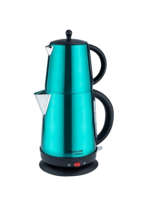 Awox Demplus 2200 W Çelik Çay Makinesi Mint Awox Demplus 2200 W Çelik Çay Makinesi Mint