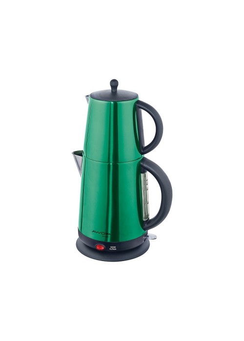 Awox Demplus 2200 W Çelik Çay Makinesi Yeşil Awox Demplus 2200 W Çelik Çay Makinesi Yeşil