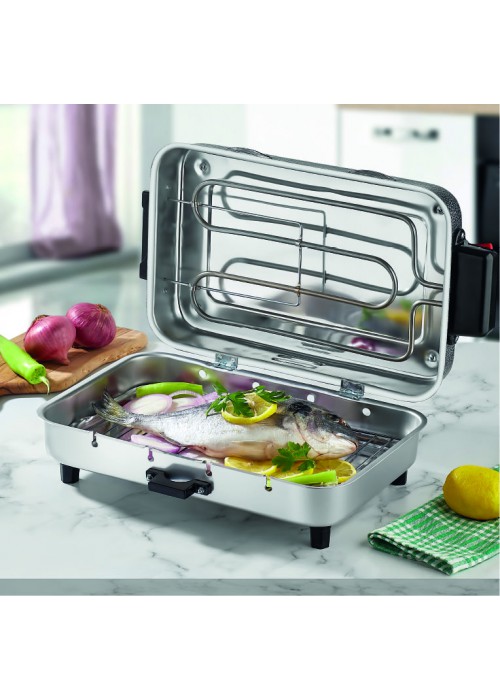 Taner Tüp Rezistans Sistemli Ev Tipi Elektrikli Izgara TNRIZ1702 Gri Taner Tüp Rezistans Sistemli Ev Tipi Elektrikli Izgara TNRIZ1702 Gri