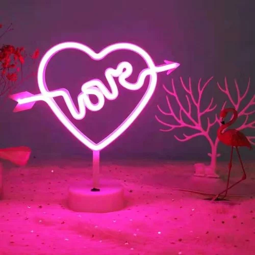 Love Neon Led Masa ve Gece Lambası Love Neon Led Masa ve Gece Lambası