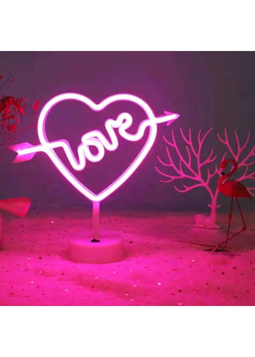 Love Neon Led Masa ve Gece Lambası Love Neon Led Masa ve Gece Lambası