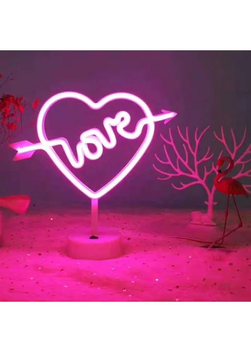 Love Neon Led Masa ve Gece Lambası
