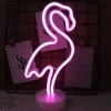 Flamingo Neon Led Işıklı Masa Lambası Flamingo Neon Led Işıklı Masa Lambası