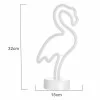 Flamingo Neon Led Işıklı Masa Lambası Flamingo Neon Led Işıklı Masa Lambası