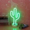 Kaktüs Neon Led Masa Lambası