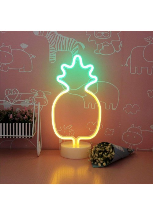 Ananas Neon Led Masa Ve Gece Lambası Ananas Neon Led Masa Ve Gece Lambası