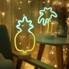 Ananas Neon Led Masa Ve Gece Lambası Ananas Neon Led Masa Ve Gece Lambası