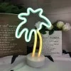 Palmiye Ağacı Neon Led Masa Ve Gece Lambası Palmiye Ağacı Neon Led Masa Ve Gece Lambası