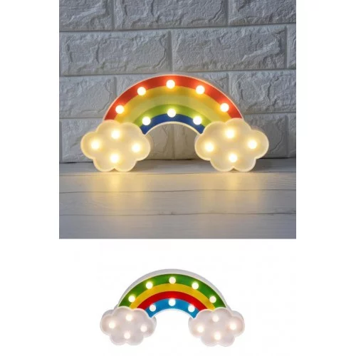 Gökkuşağı Şeklinde Led Masa Ve Duvar Lambası Gökkuşağı Şeklinde Led Masa Ve Duvar Lambası
