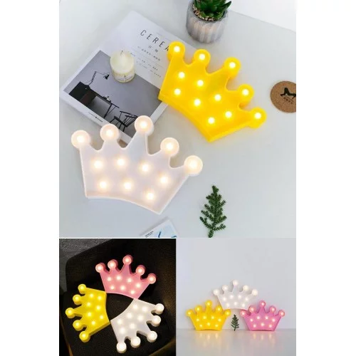 Led Kraliçe Tacı Masa ve Gece Lambası Led Kraliçe Tacı Masa ve Gece Lambası