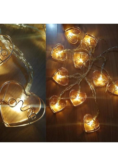 Mini Kalpli Metalik 10 lu Led Işık
